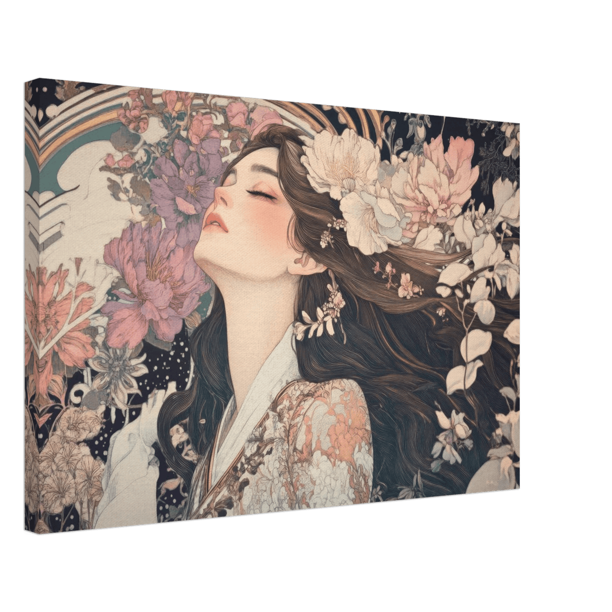 Art Nouveau Enchanted Garden An Art Nouveau inst 2 - Shop Ai Art WebShop - Digital Art online Store