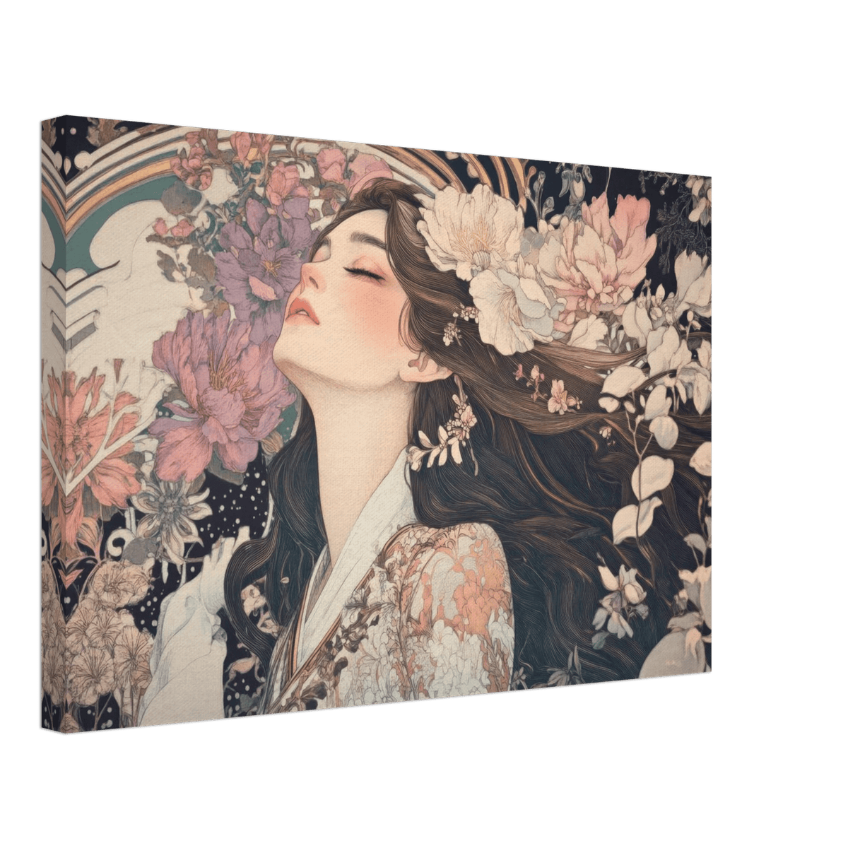 Art Nouveau Enchanted Garden An Art Nouveau inst 2 - Shop Ai Art WebShop - Digital Art online Store