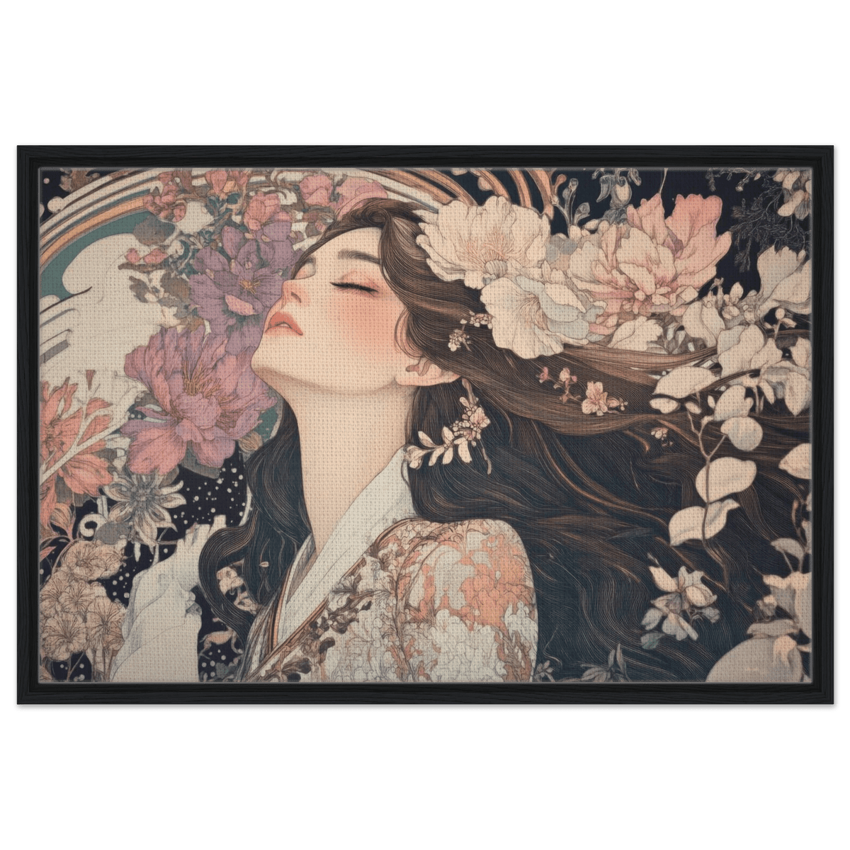 Art Nouveau Enchanted Garden An Art Nouveau inst 2 - Shop Ai Art WebShop - Digital Art online Store