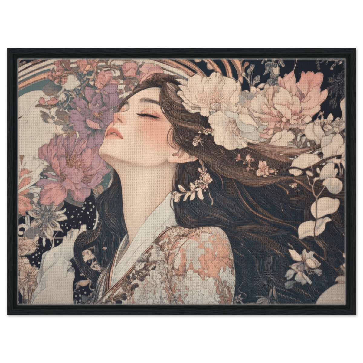 Art Nouveau Enchanted Garden An Art Nouveau inst 2 - Shop Ai Art WebShop - Digital Art online Store