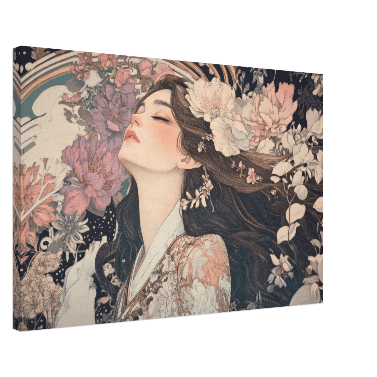 Art Nouveau Enchanted Garden An Art Nouveau inst 2 - Shop Ai Art WebShop - Digital Art online Store