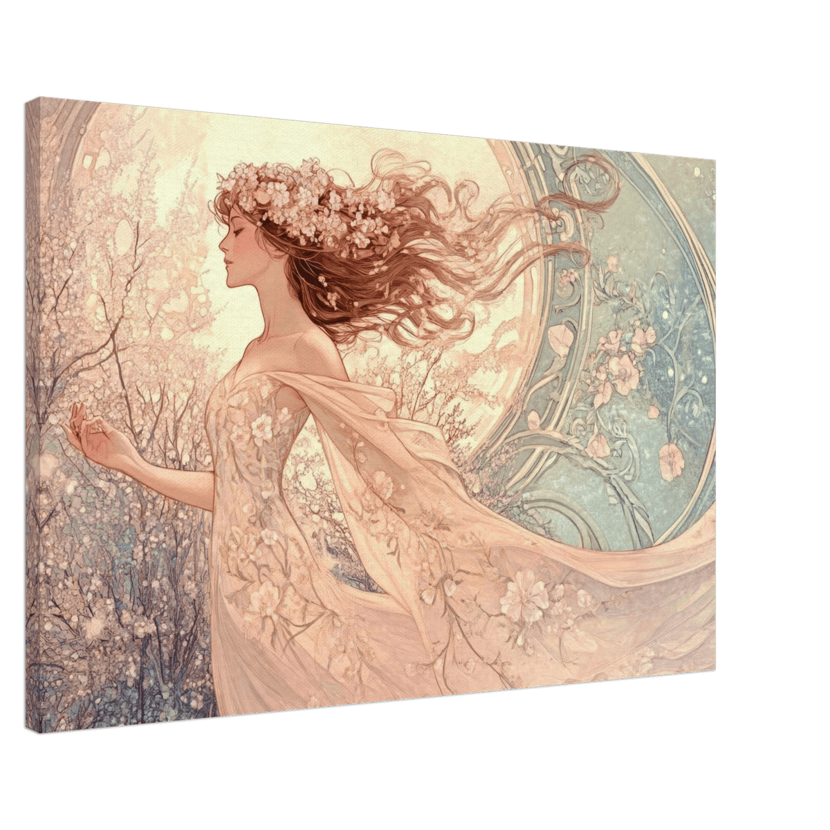 Art Nouveau Enchanted Garden An Art Nouveau inst 6 - Shop Ai Art WebShop - Digital Art online Store
