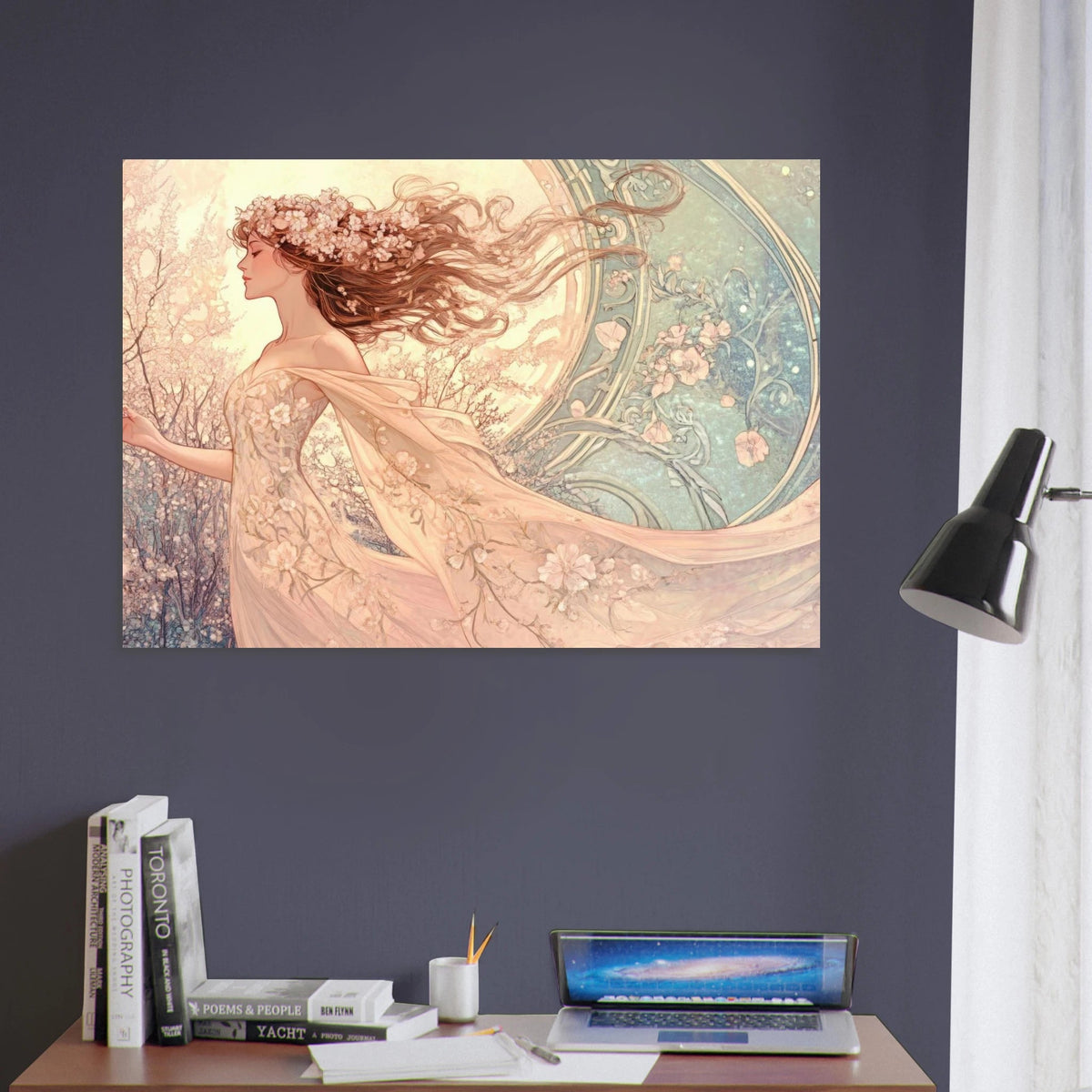 Art Nouveau Enchanted Garden An Art Nouveau inst 6 - Shop Ai Art WebShop - Digital Art online Store