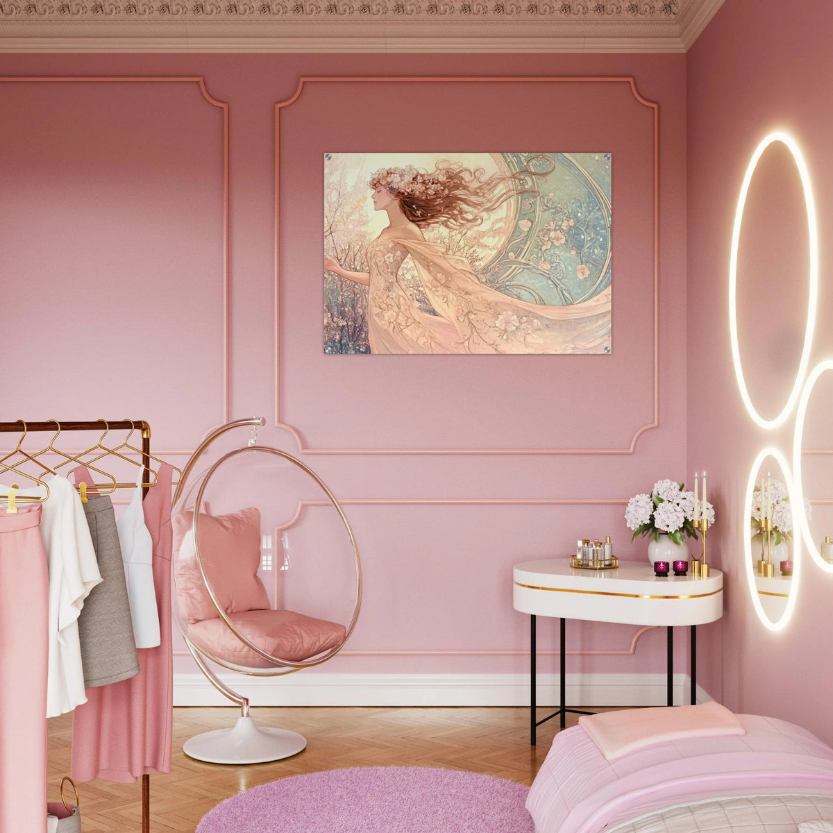 Art Nouveau Enchanted Garden An Art Nouveau inst 6 - Shop Ai Art WebShop - Digital Art online Store