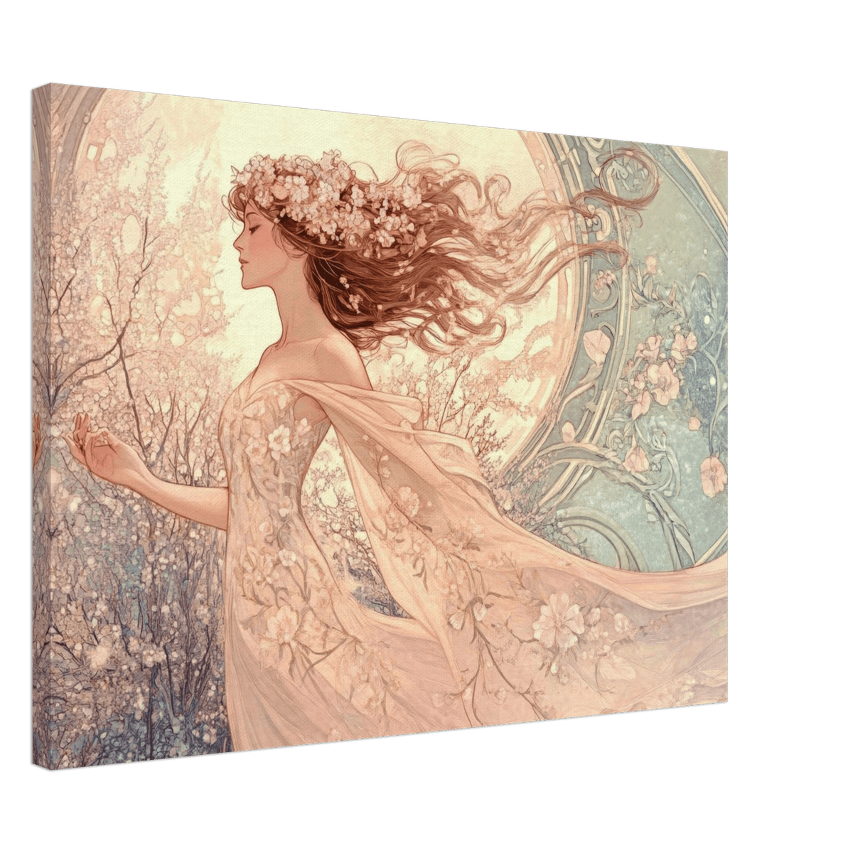 Art Nouveau Enchanted Garden An Art Nouveau inst 6 - Shop Ai Art WebShop - Digital Art online Store