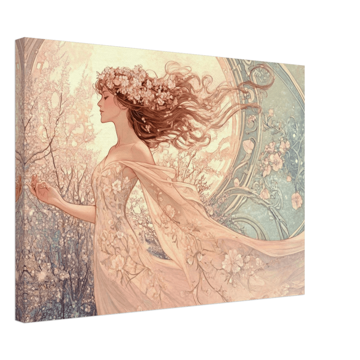 Art Nouveau Enchanted Garden An Art Nouveau inst 6 - Shop Ai Art WebShop - Digital Art online Store