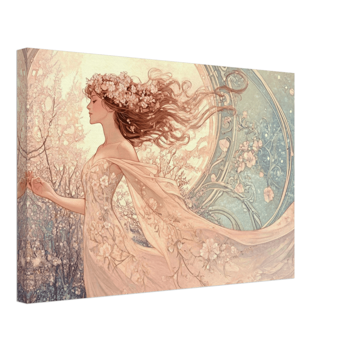 Art Nouveau Enchanted Garden An Art Nouveau inst 6 - Shop Ai Art WebShop - Digital Art online Store