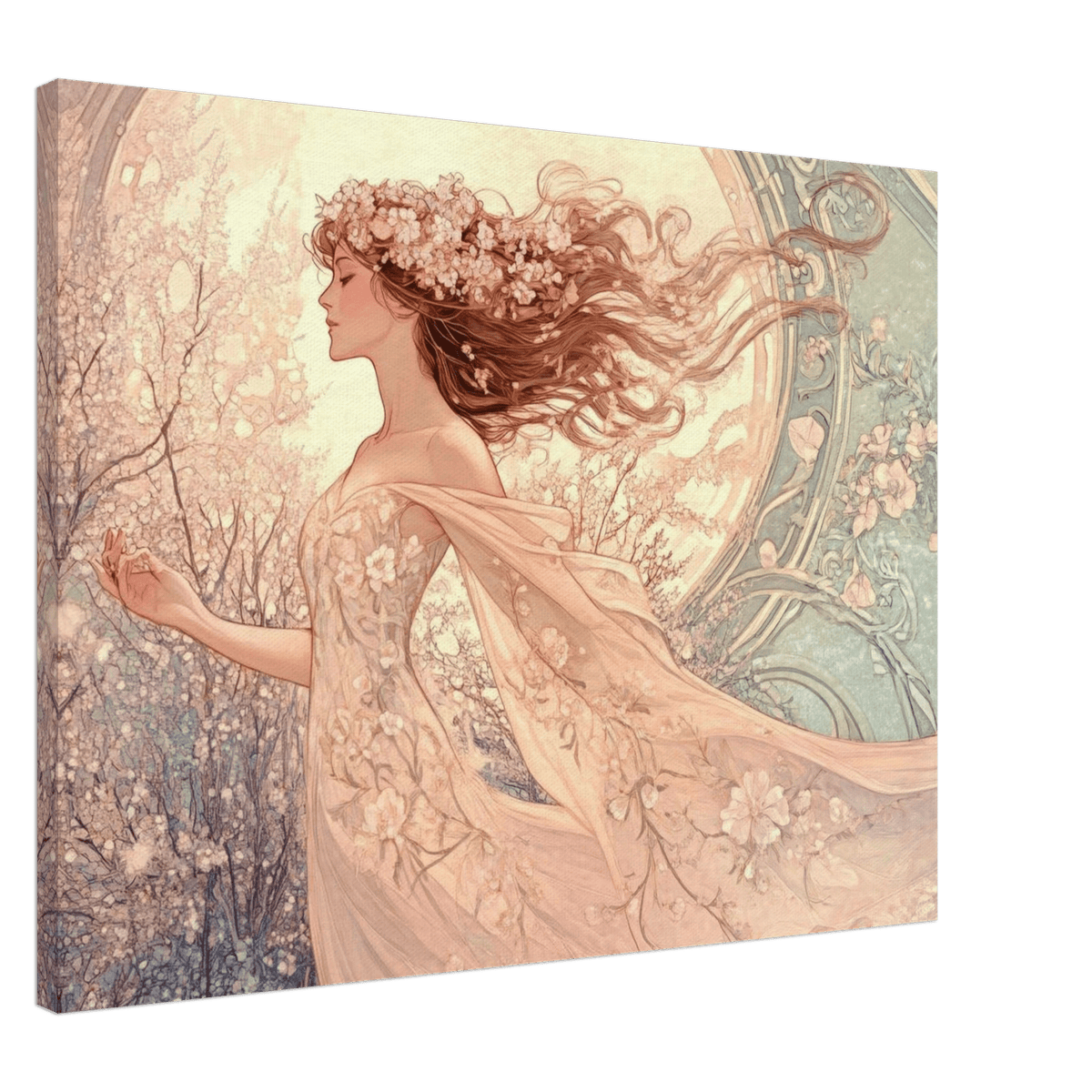 Art Nouveau Enchanted Garden An Art Nouveau inst 6 - Shop Ai Art WebShop - Digital Art online Store