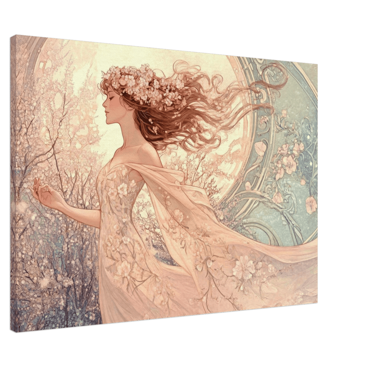 Art Nouveau Enchanted Garden An Art Nouveau inst 6 - Shop Ai Art WebShop - Digital Art online Store