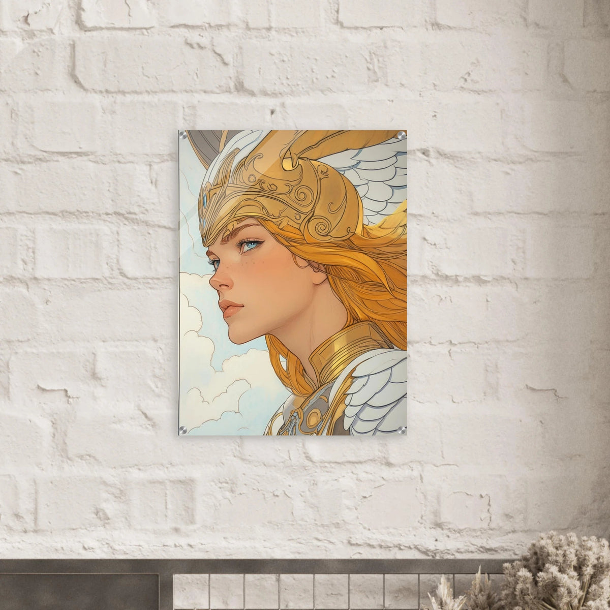 Art Nouveau Valkyries Flight Art Nouveau Close 1 - Shop Ai Art WebShop - Digital Art online Store