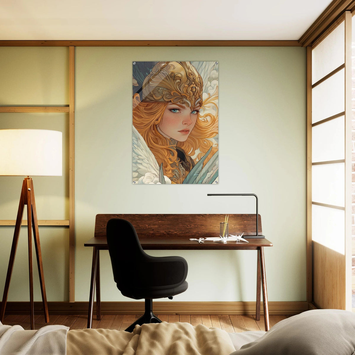 Art Nouveau Valkyries Flight Art Nouveau Close 6 - Shop Ai Art WebShop - Digital Art online Store
