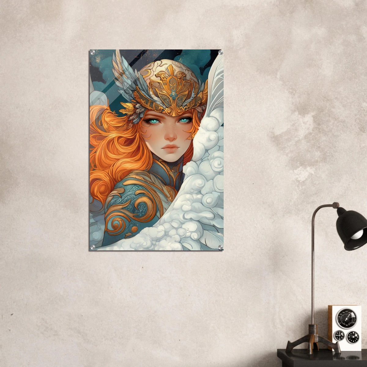 Art Nouveau Valkyries Flight Art Nouveau Close - Shop Ai Art WebShop - Digital Art online Store