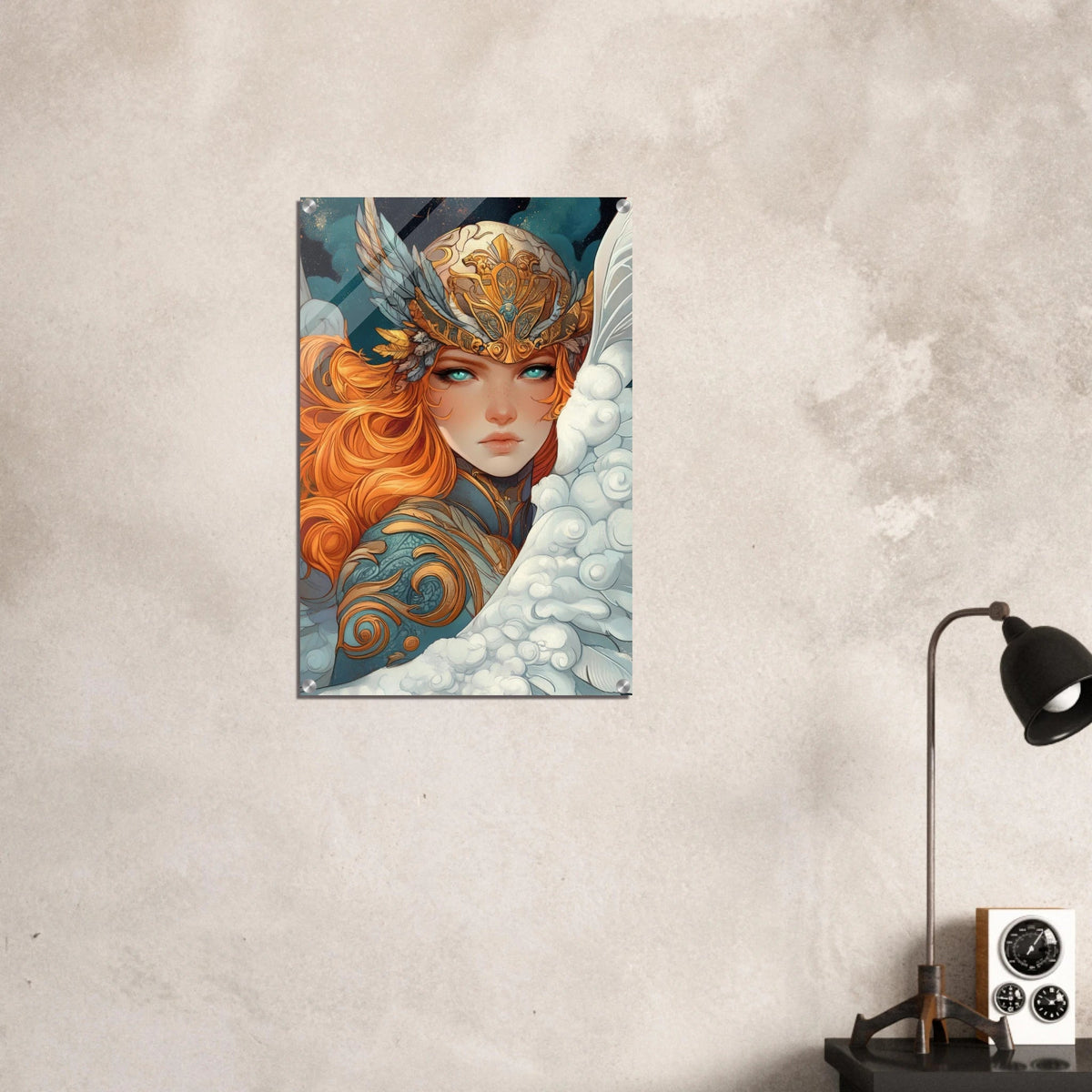 Art Nouveau Valkyries Flight Art Nouveau Close - Shop Ai Art WebShop - Digital Art online Store