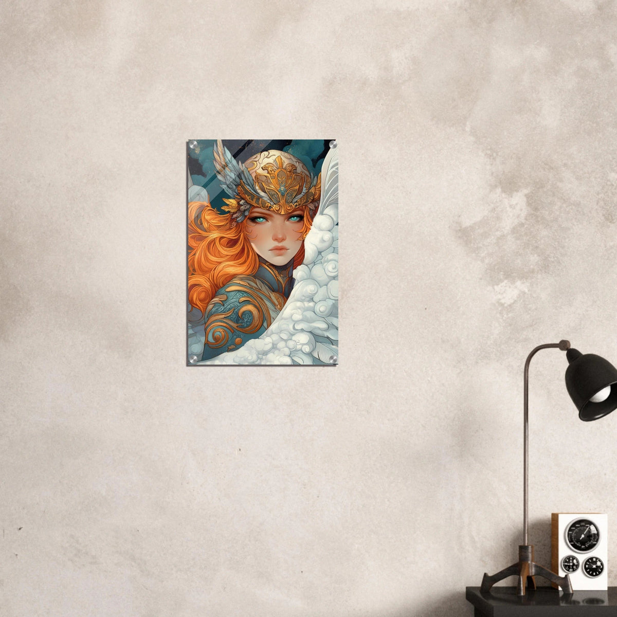 Art Nouveau Valkyries Flight Art Nouveau Close - Shop Ai Art WebShop - Digital Art online Store
