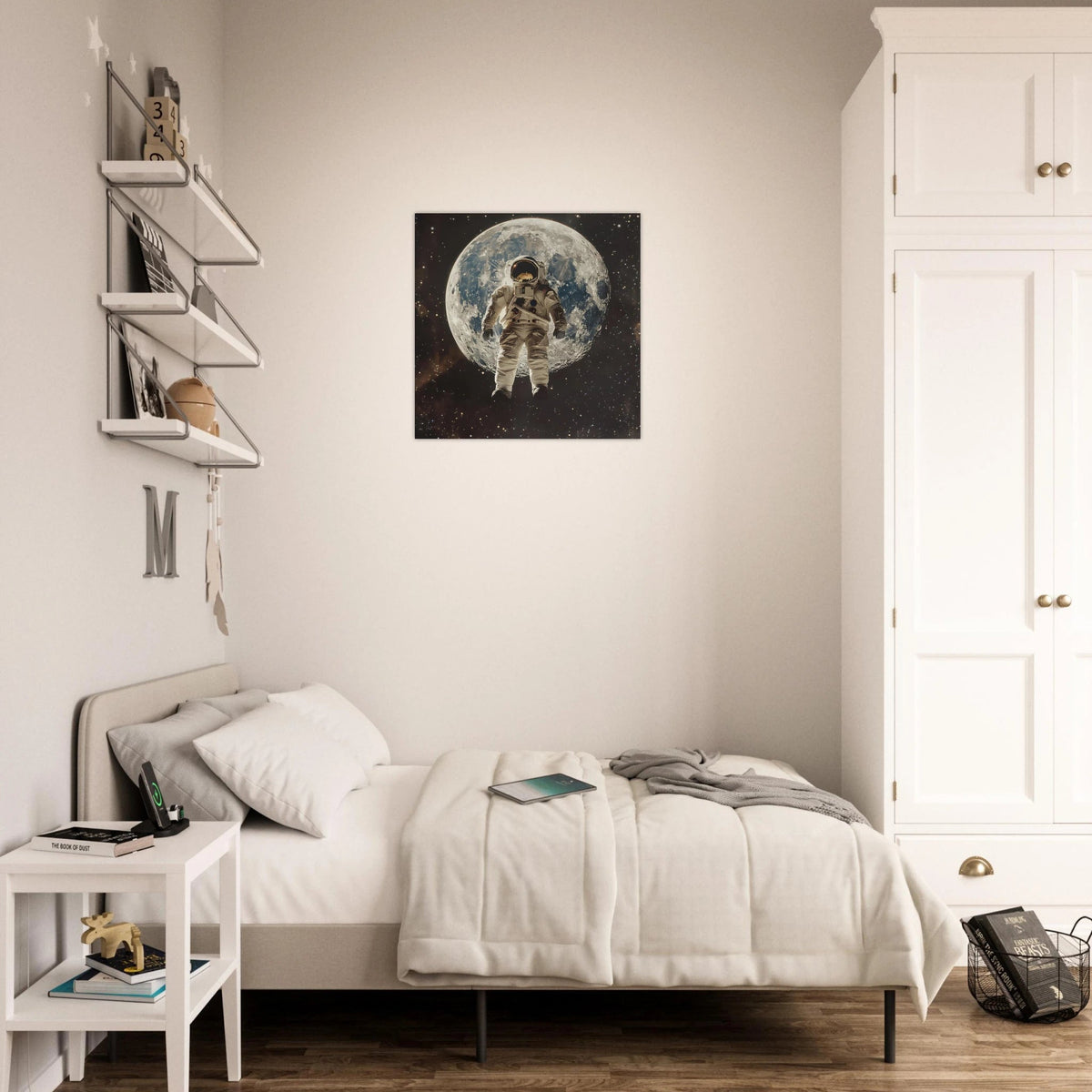 Astronaut lost in Space Moon Gravity - Shop Ai Art WebShop - Digital Art online Store