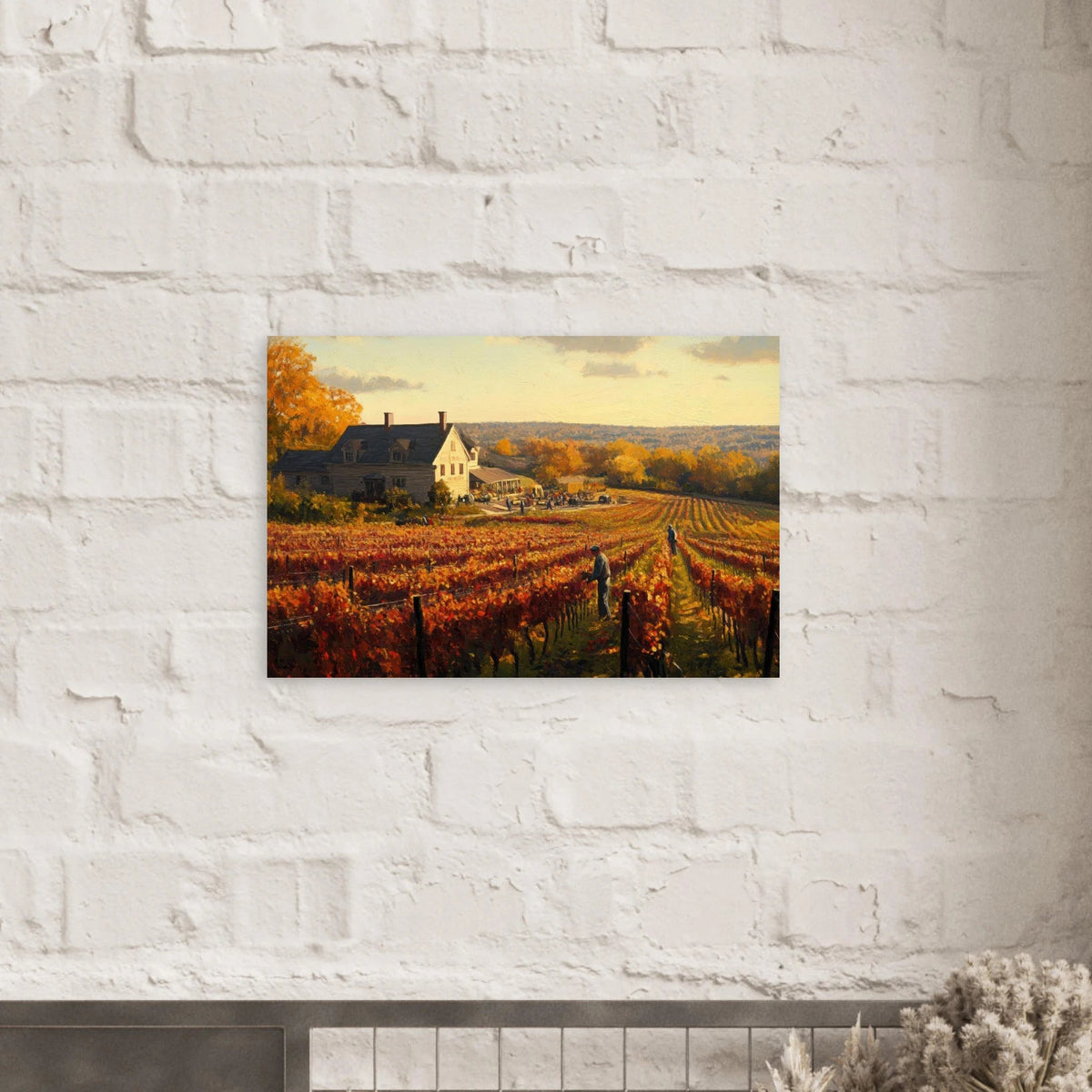Autumn Vineyard Harvest A picturesque vineyards 3 - Shop Ai Art WebShop - Digital Art online Store
