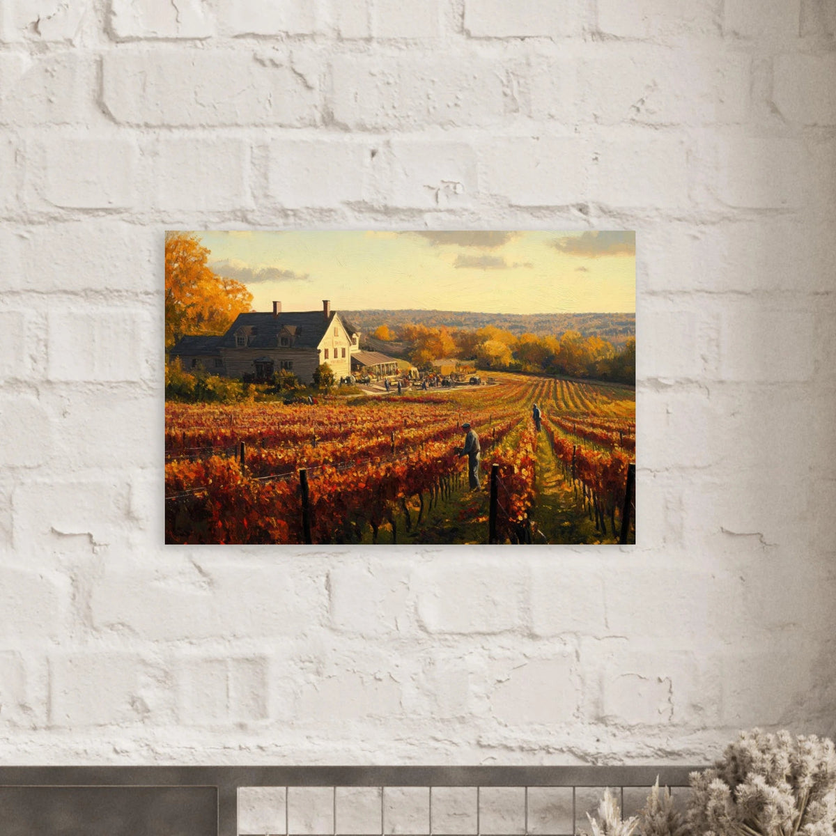 Autumn Vineyard Harvest A picturesque vineyards 3 - Shop Ai Art WebShop - Digital Art online Store