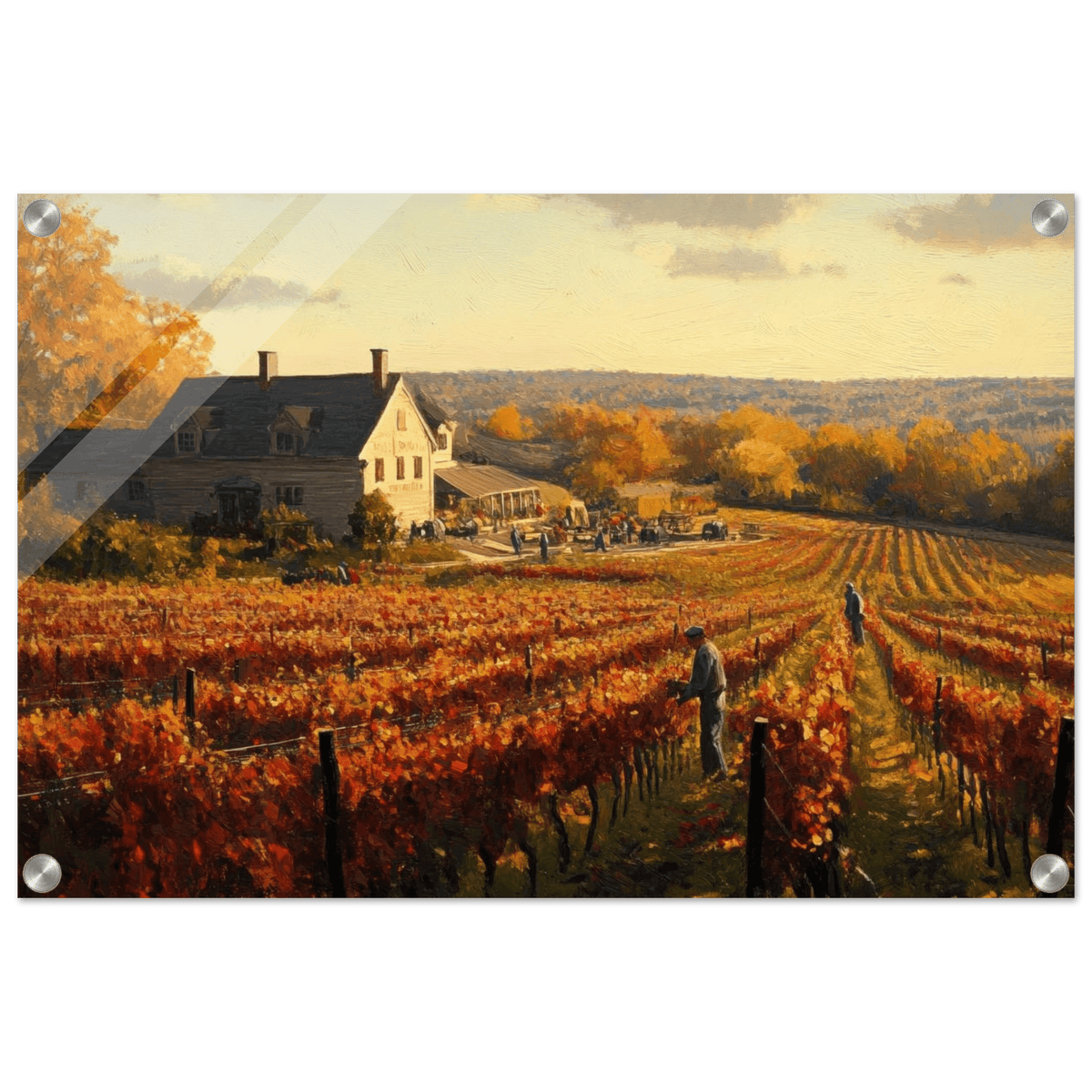 Autumn Vineyard Harvest A picturesque vineyards 3 - Shop Ai Art WebShop - Digital Art online Store