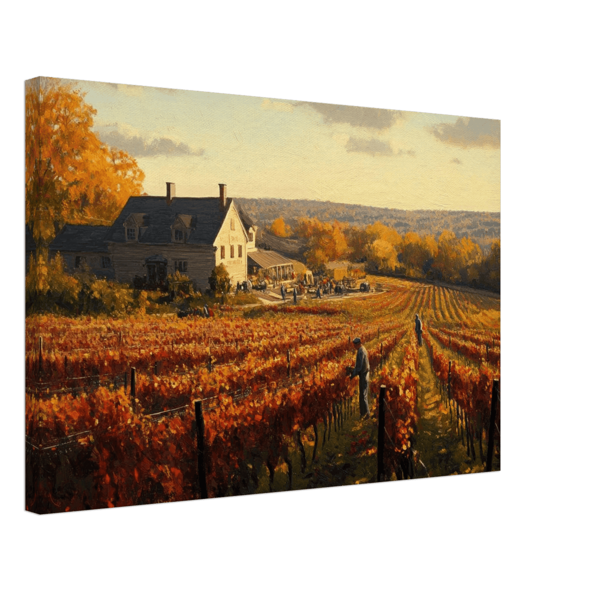 Autumn Vineyard Harvest A picturesque vineyards 3 - Shop Ai Art WebShop - Digital Art online Store