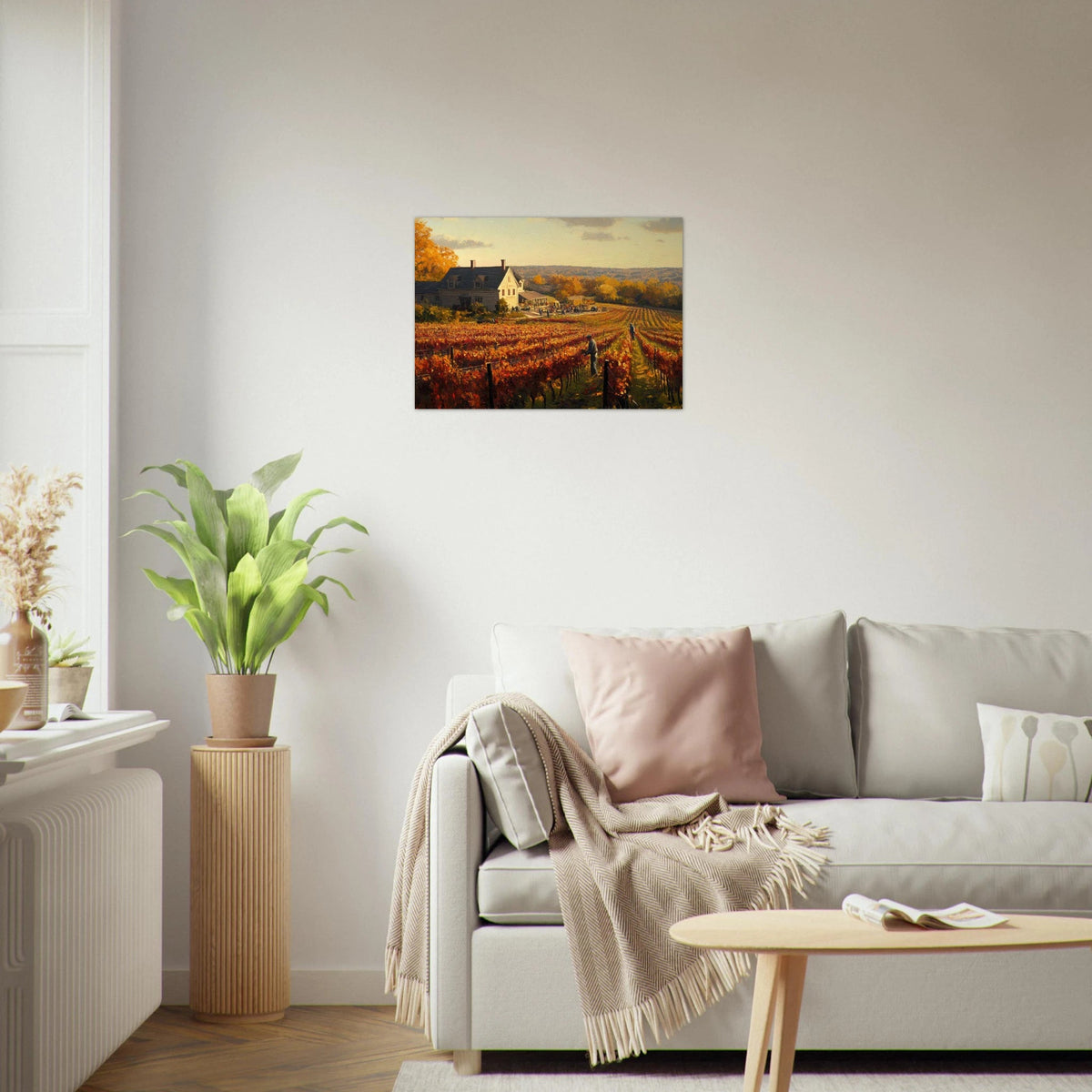 Autumn Vineyard Harvest A picturesque vineyards 3 - Shop Ai Art WebShop - Digital Art online Store