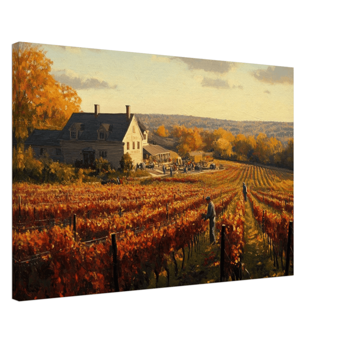 Autumn Vineyard Harvest A picturesque vineyards 3 - Shop Ai Art WebShop - Digital Art online Store