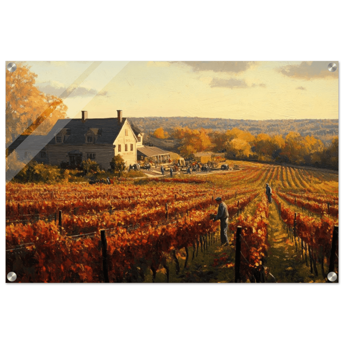 Autumn Vineyard Harvest A picturesque vineyards 3 - Shop Ai Art WebShop - Digital Art online Store
