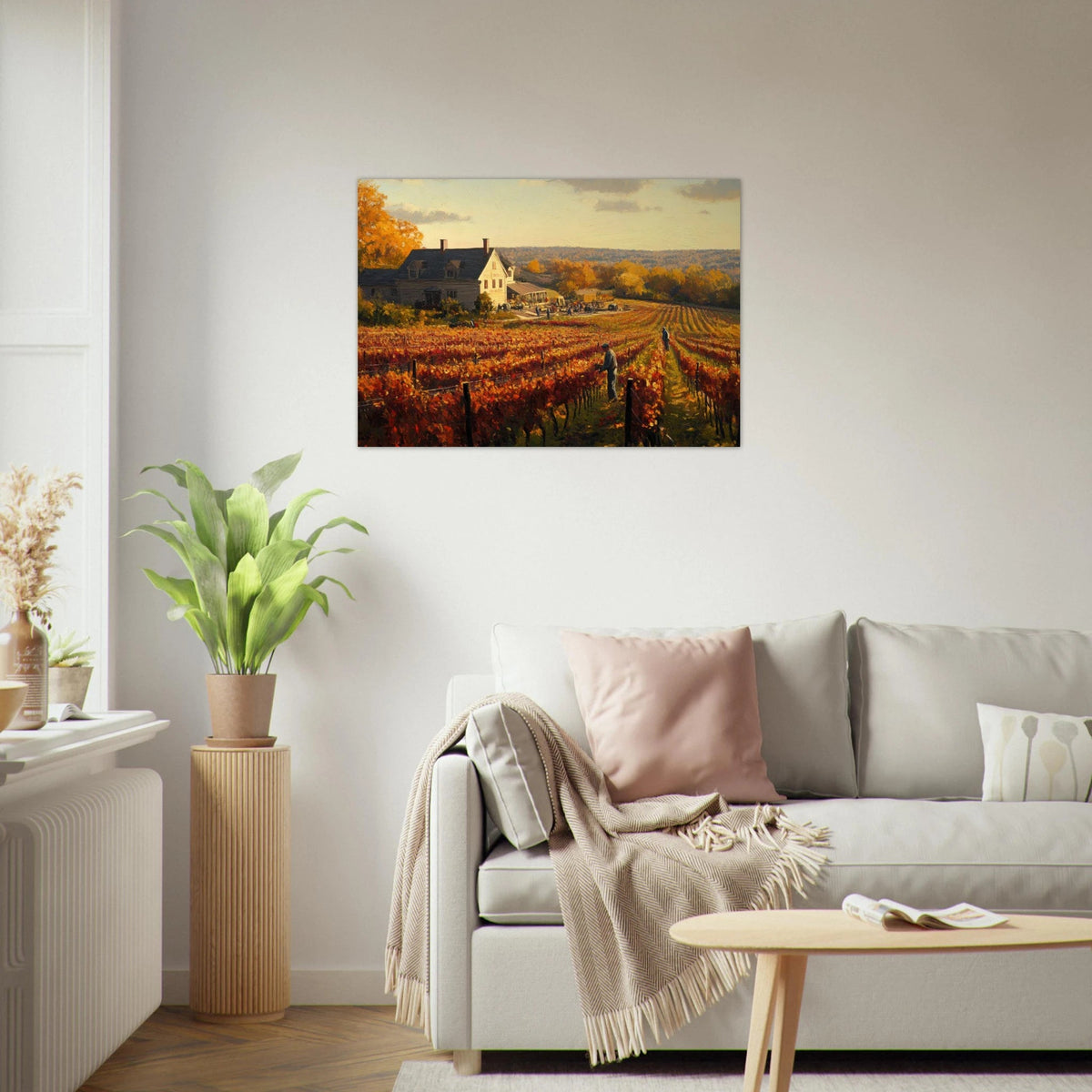 Autumn Vineyard Harvest A picturesque vineyards 3 - Shop Ai Art WebShop - Digital Art online Store