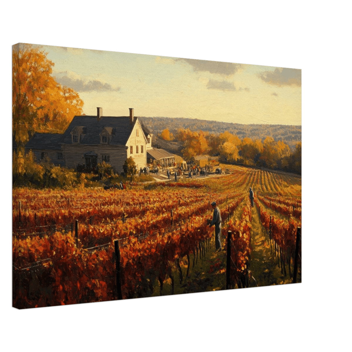 Autumn Vineyard Harvest A picturesque vineyards 3 - Shop Ai Art WebShop - Digital Art online Store