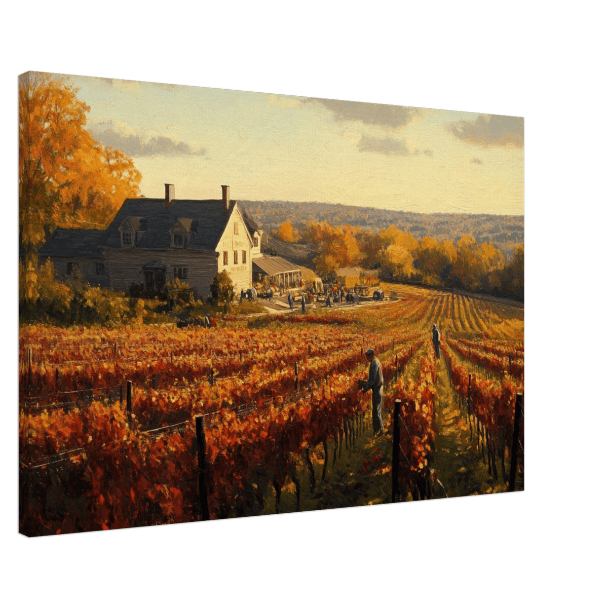 Autumn Vineyard Harvest A picturesque vineyards 3 - Shop Ai Art WebShop - Digital Art online Store
