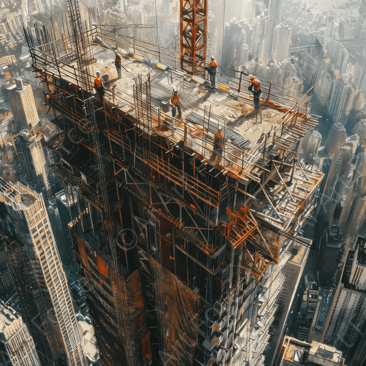 Business Work Mood Maker 1 construction - Shop Ai Art WebShop - Digital Art online Store