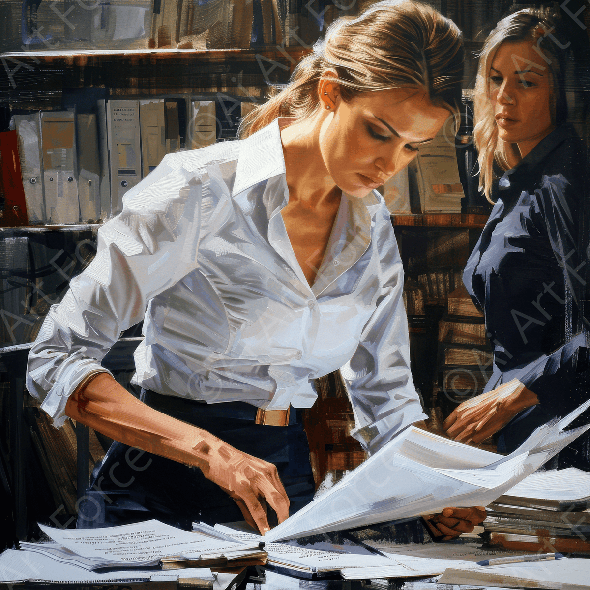 Business Work Mood Maker 1 female - Shop Ai Art WebShop - Digital Art online Store