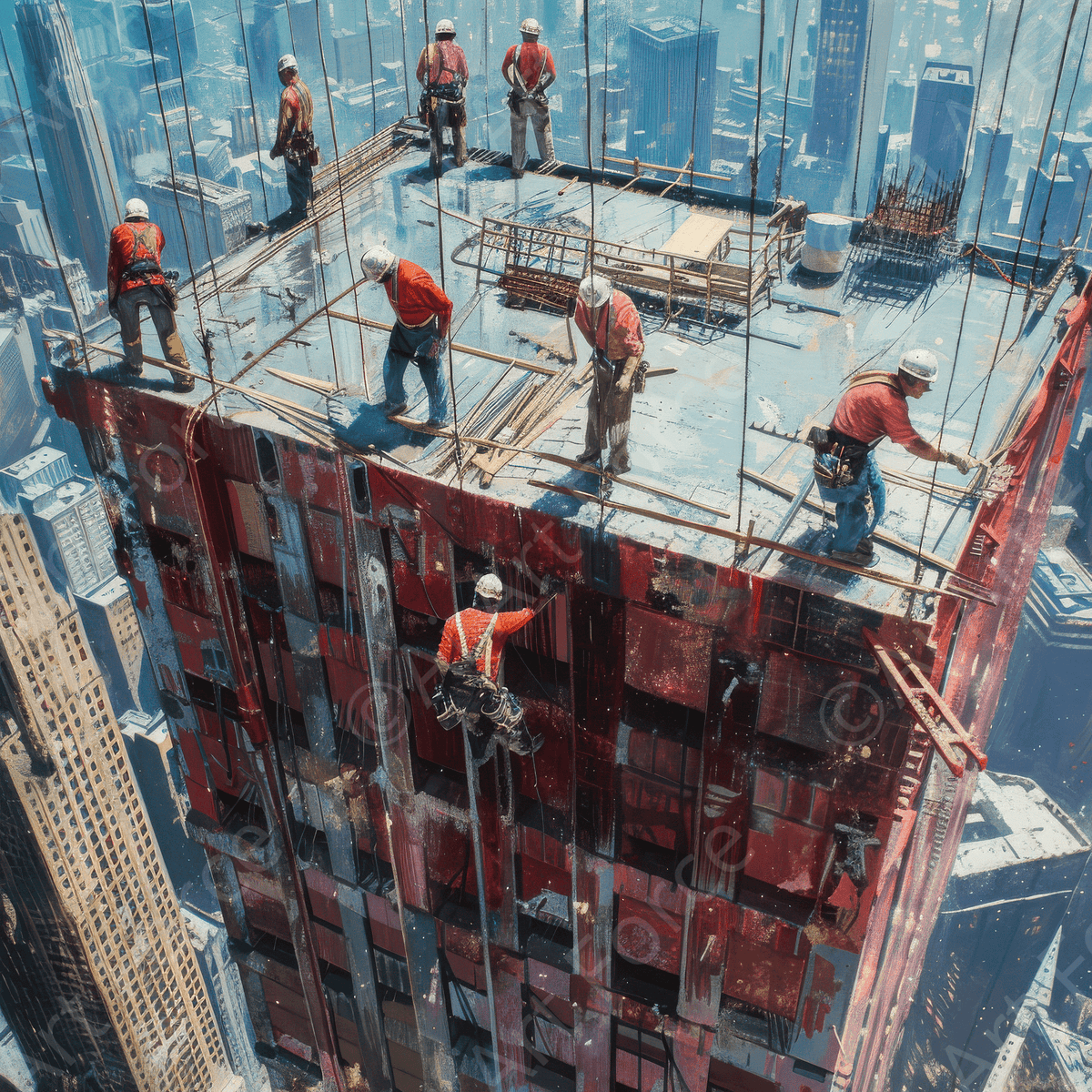 Business Work Mood Maker 2 construction - Shop Ai Art WebShop - Digital Art online Store