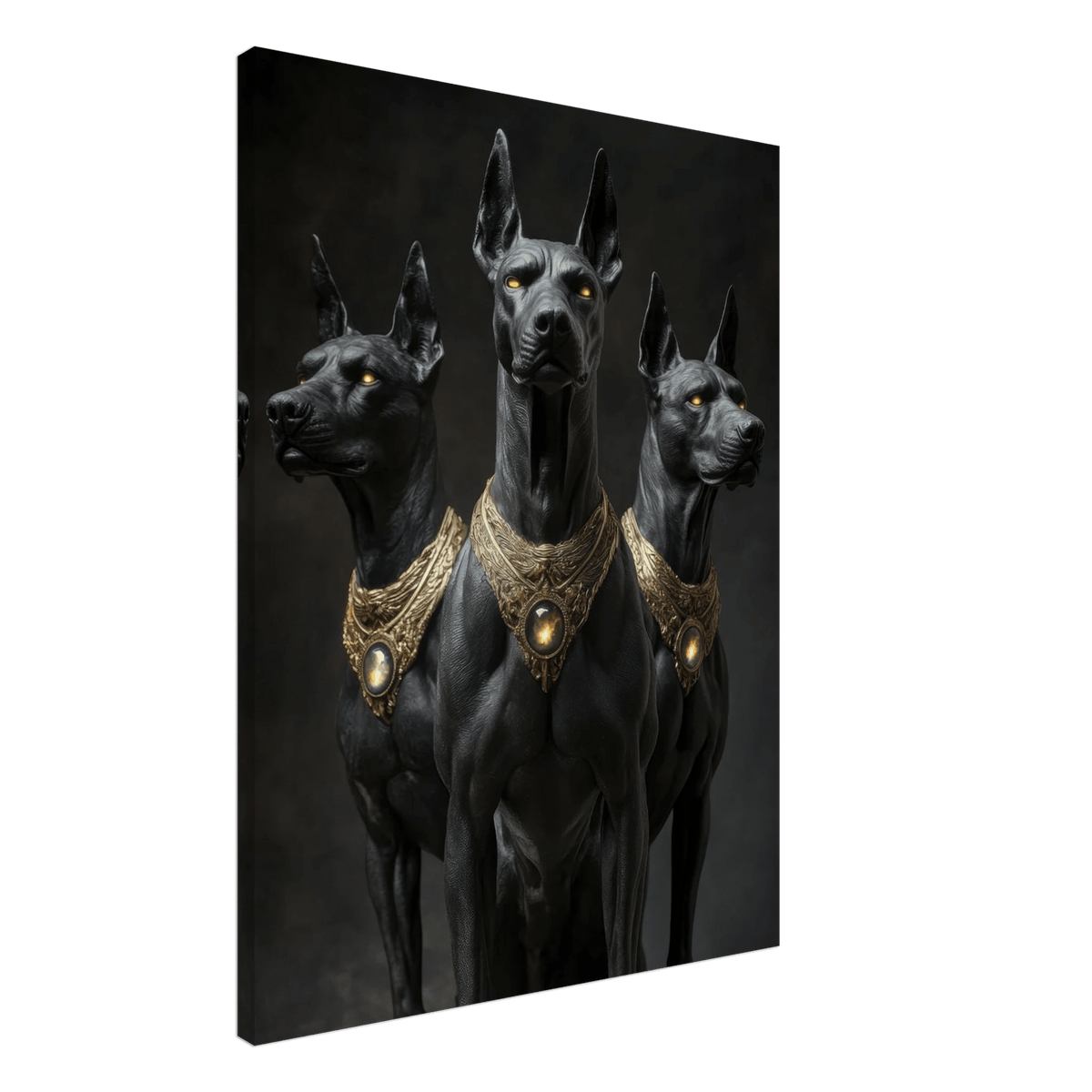 Cerberus the three Fantasy Dog Art - Shop Ai Art WebShop - Digital Art online Store