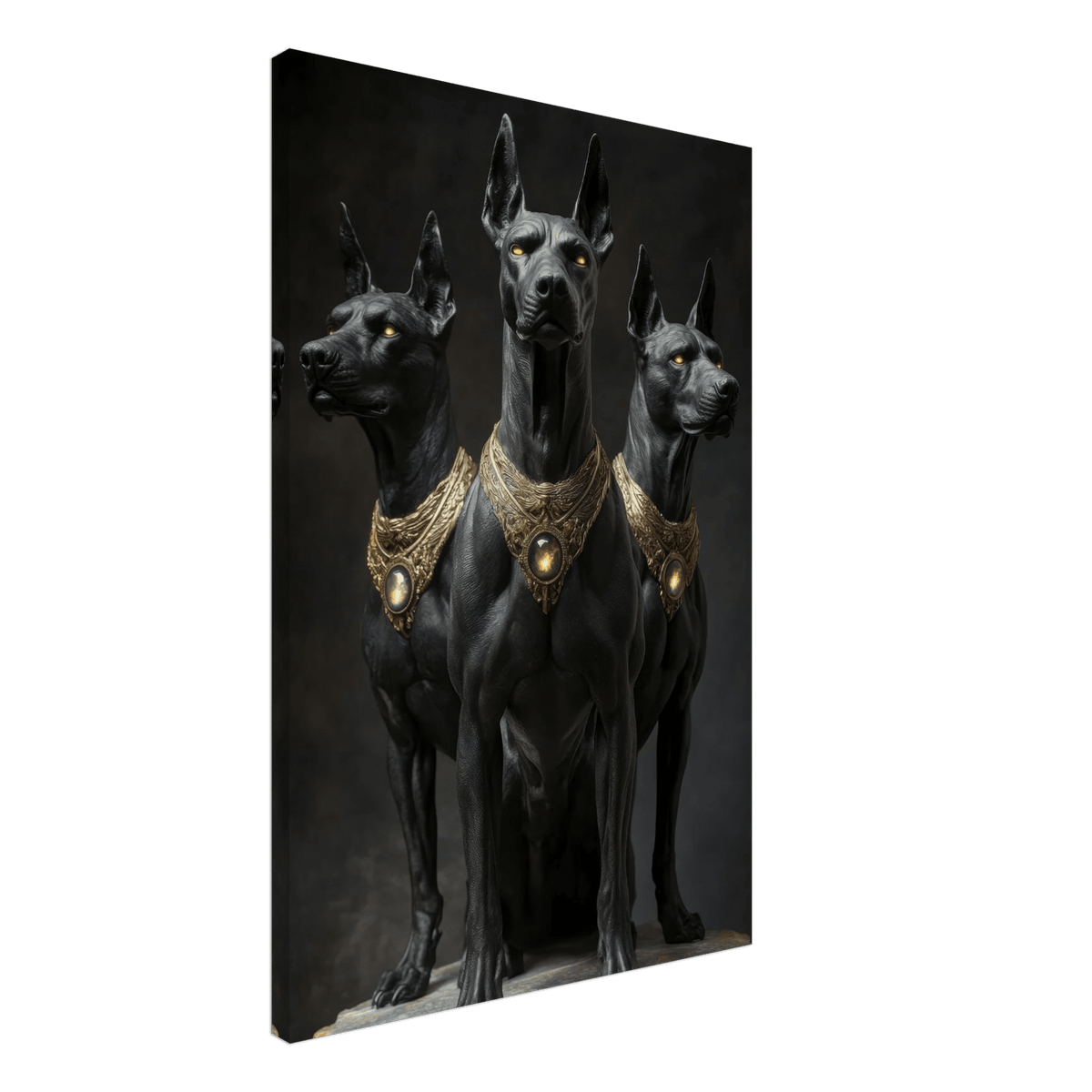 Cerberus the three Fantasy Dog Art - Shop Ai Art WebShop - Digital Art online Store
