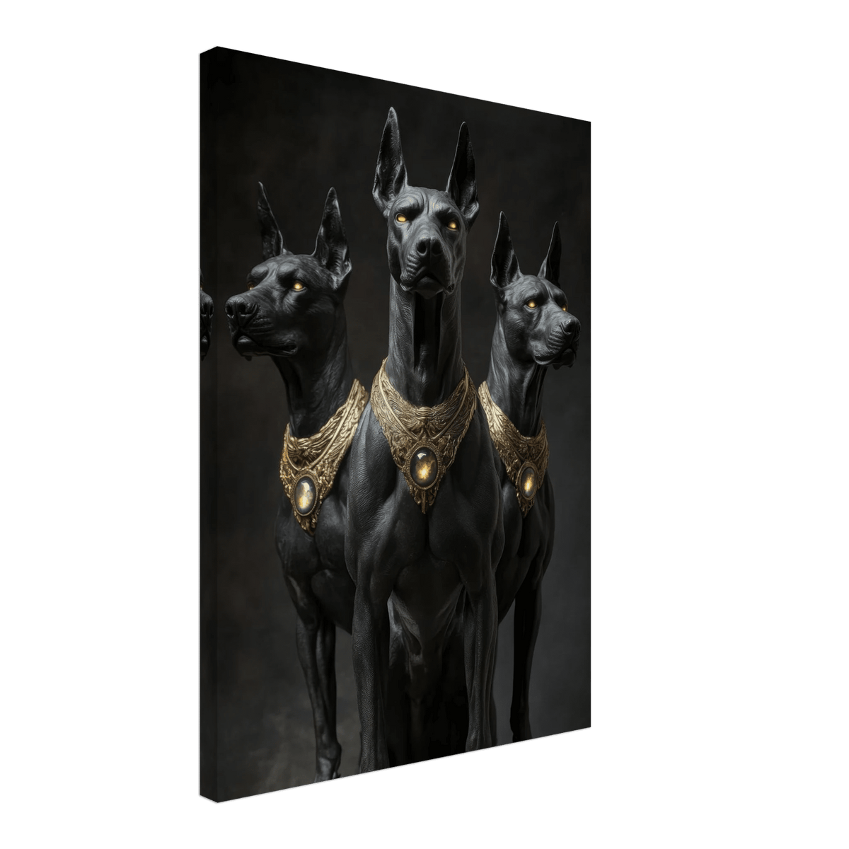 Cerberus the three Fantasy Dog Art - Shop Ai Art WebShop - Digital Art online Store