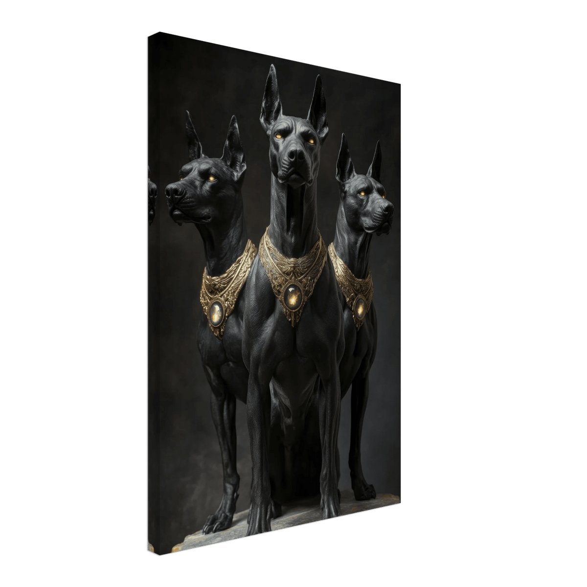 Cerberus the three Fantasy Dog Art - Shop Ai Art WebShop - Digital Art online Store