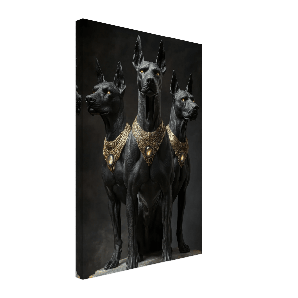 Cerberus the three Fantasy Dog Art - Shop Ai Art WebShop - Digital Art online Store