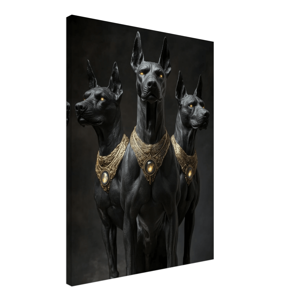 Cerberus the three Fantasy Dog Art - Shop Ai Art WebShop - Digital Art online Store