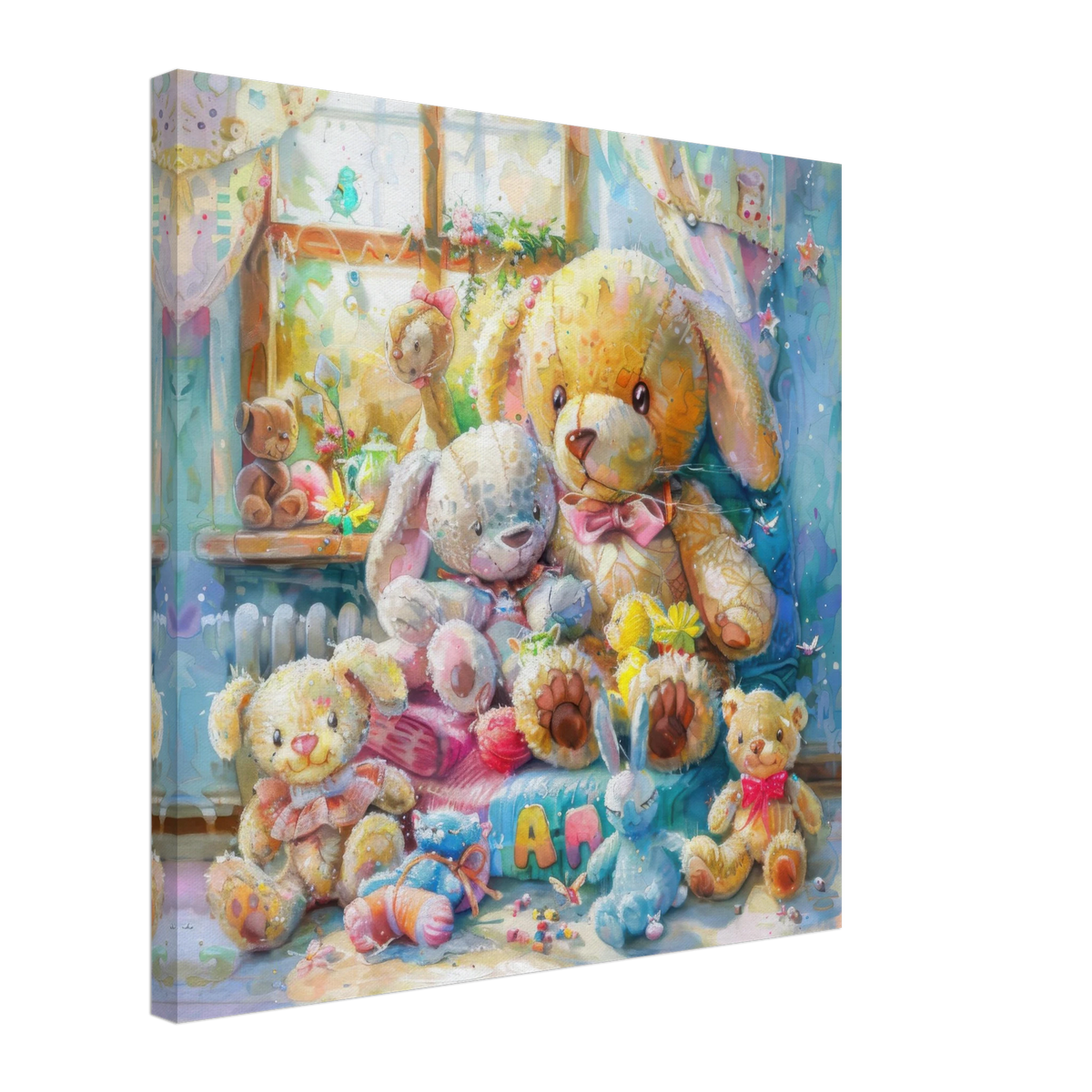 Children Kids Room Art Cozy Cuddle Bears - Shop Ai Art WebShop - Digital Art online Store