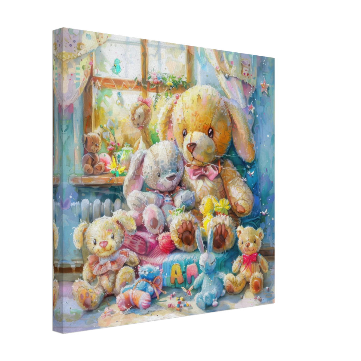 Children Kids Room Art Cozy Cuddle Bears - Shop Ai Art WebShop - Digital Art online Store