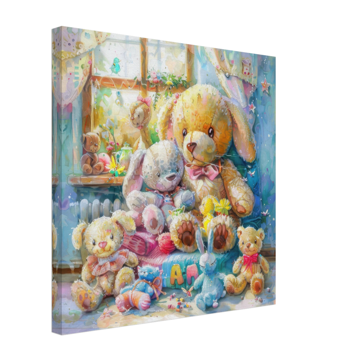 Children Kids Room Art Cozy Cuddle Bears - Shop Ai Art WebShop - Digital Art online Store