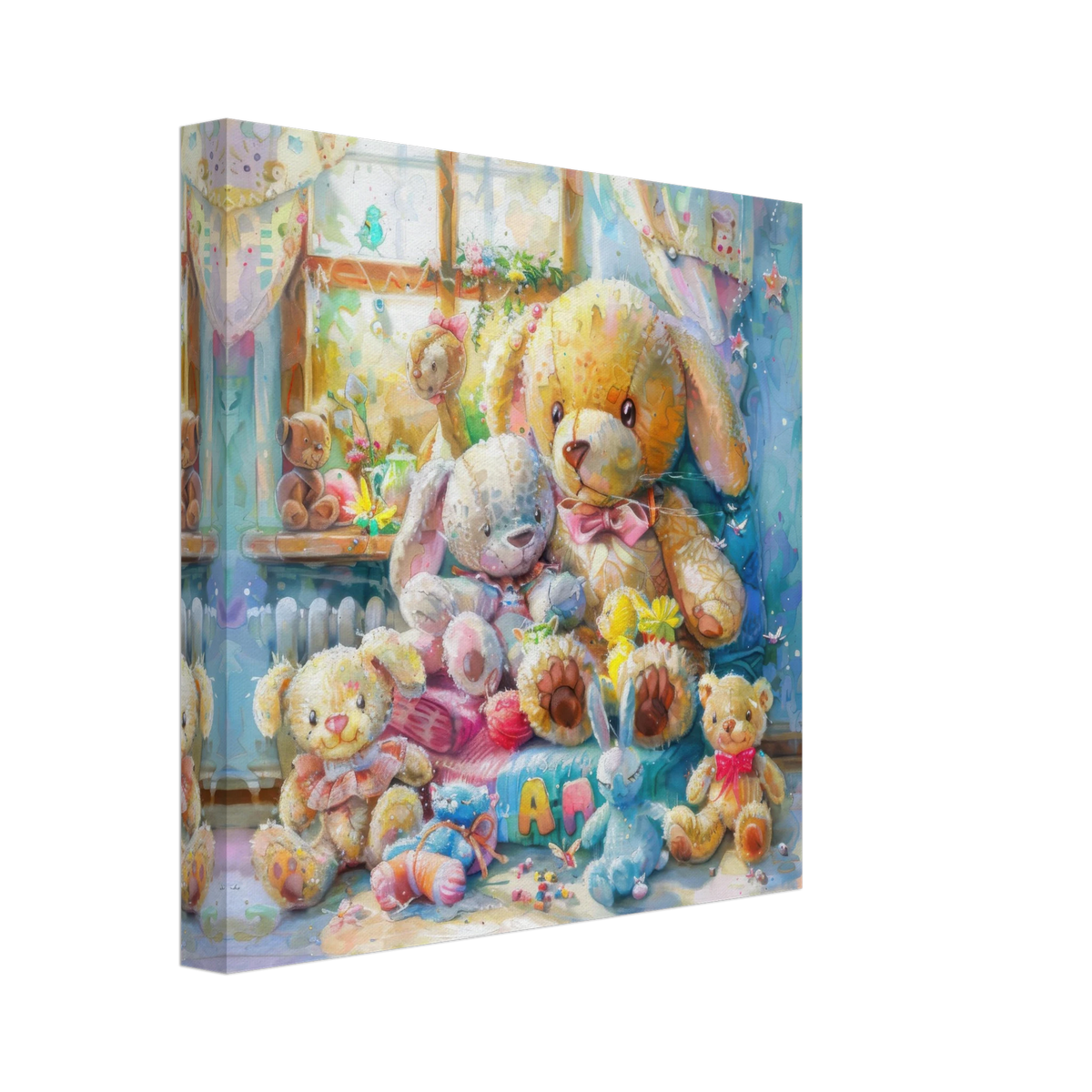 Children Kids Room Art Cozy Cuddle Bears - Shop Ai Art WebShop - Digital Art online Store