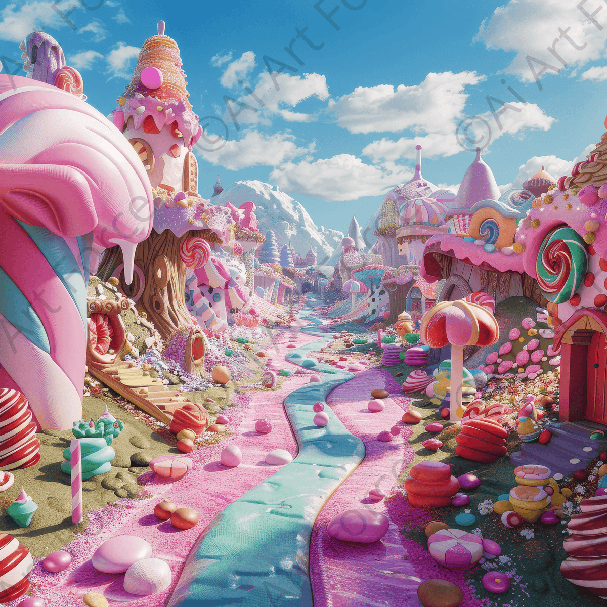 Children Kids Room Art Fantasy Land 12 - Shop Ai Art WebShop - Digital Art online Store