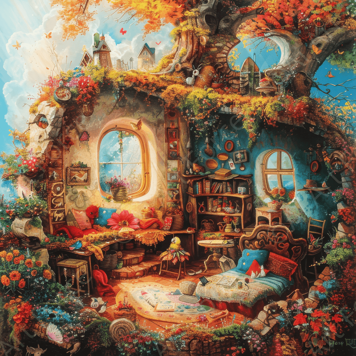 Children Kids Room Art Fantasy Land 22 - Shop Ai Art WebShop - Digital Art online Store