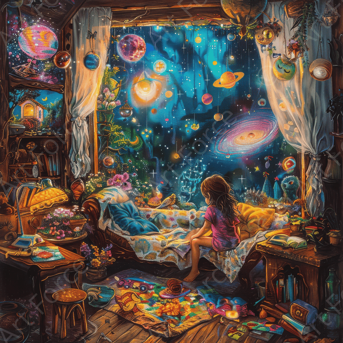 Children Kids Room Art Fantasy Land 5 - Shop Ai Art WebShop - Digital Art online Store