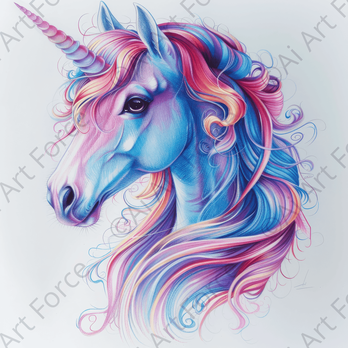 Children Kids Room Art Unicorn Fantasy 2 - Shop Ai Art WebShop - Digital Art online Store
