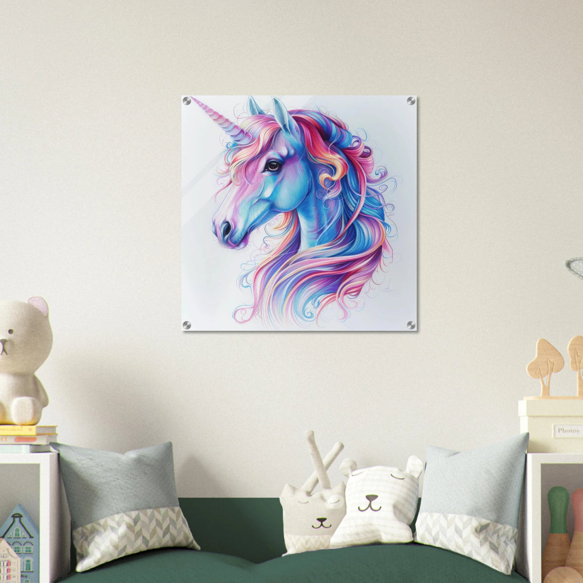 Children Kids Room Art Unicorn Fantasy 2 - Shop Ai Art WebShop - Digital Art online Store
