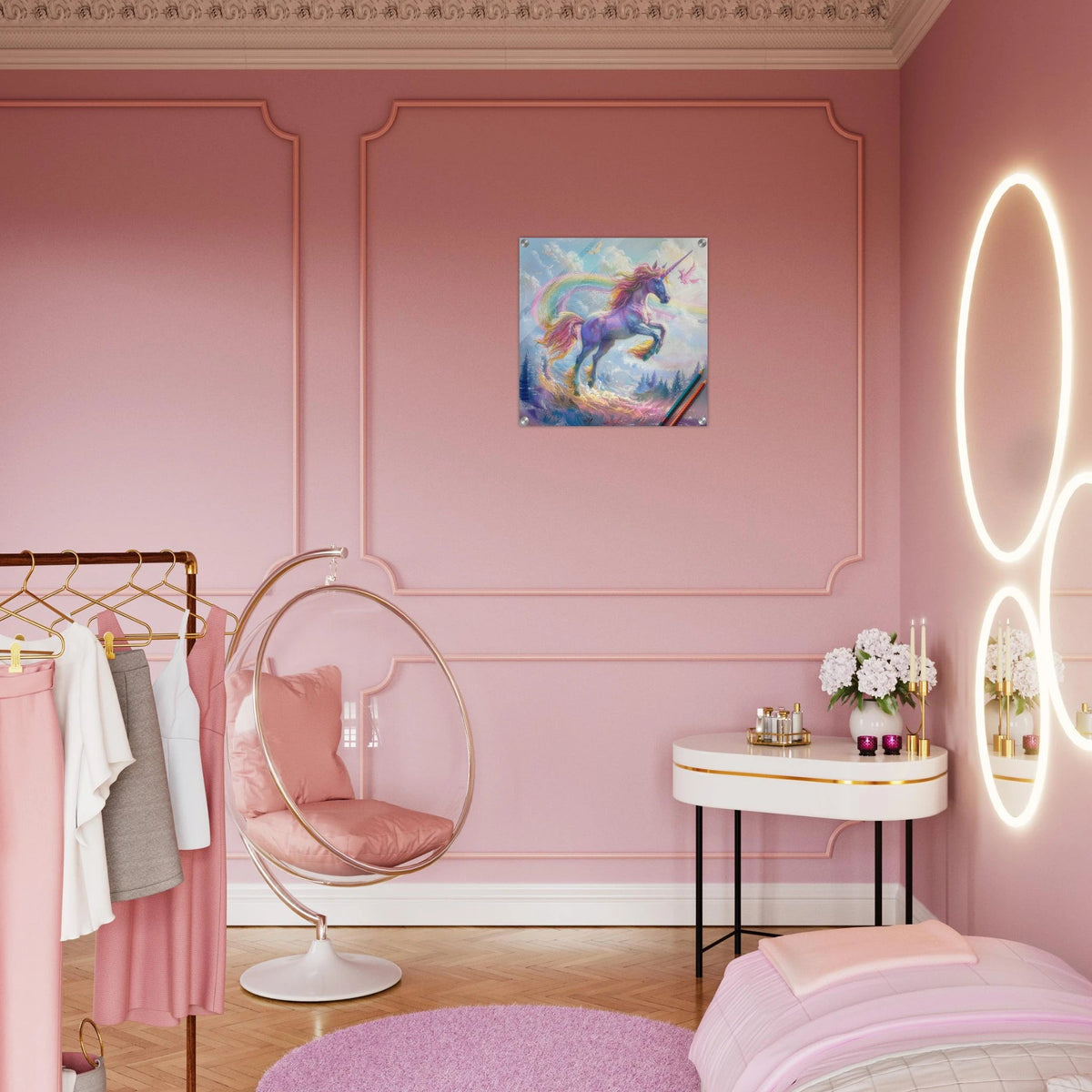 Children Kids Room Art Unicorn Fantasy 3 - Shop Ai Art WebShop - Digital Art online Store