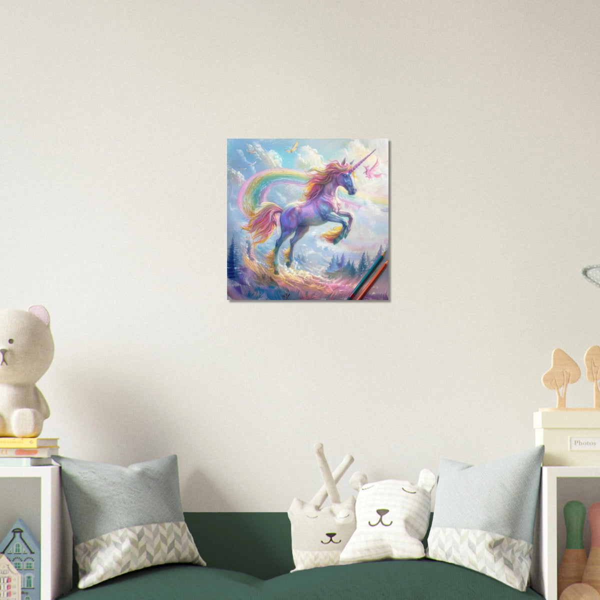Children Kids Room Art Unicorn Fantasy 3 - Shop Ai Art WebShop - Digital Art online Store