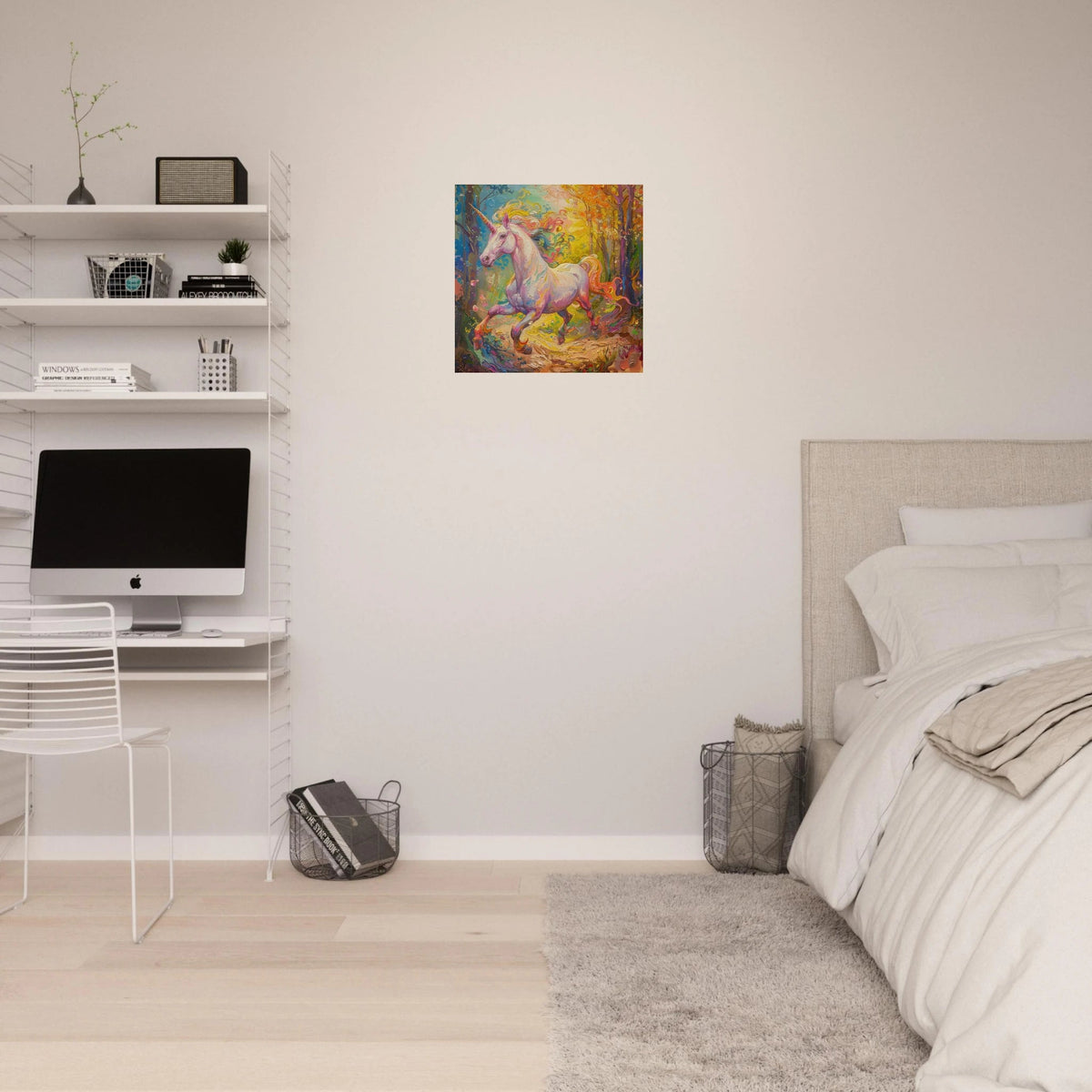 Children Kids Room Art Unicorn Fantasy 7 - Shop Ai Art WebShop - Digital Art online Store